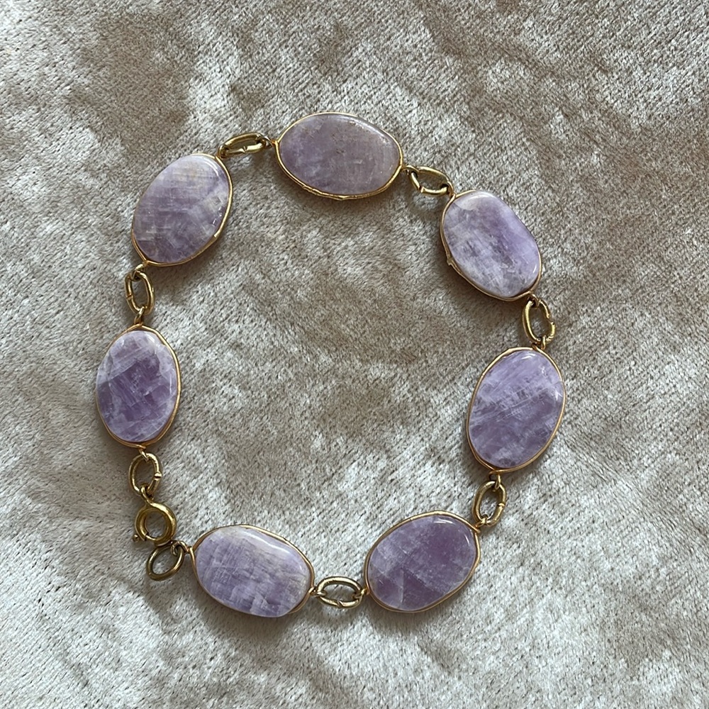 Pink quartz bracelet